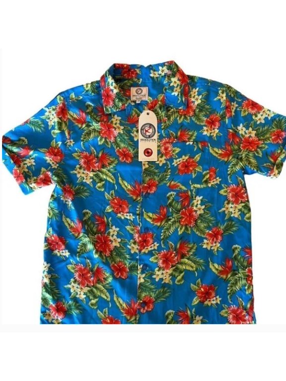 One Resolution Men's Hawaiian Shirt - Blue M