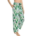 thumbnail image 2 of Naloa Cactus Plants Print Women’s Ultra-Soft Comfy Pajama Lounge Pants with Pockets & Drawstring, 2 of 8