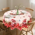 thumbnail image 2 of Strawberry Tablecloth Washable Round Table Cover for Kitchen Dining Decoration 60 Inch, 2 of 7