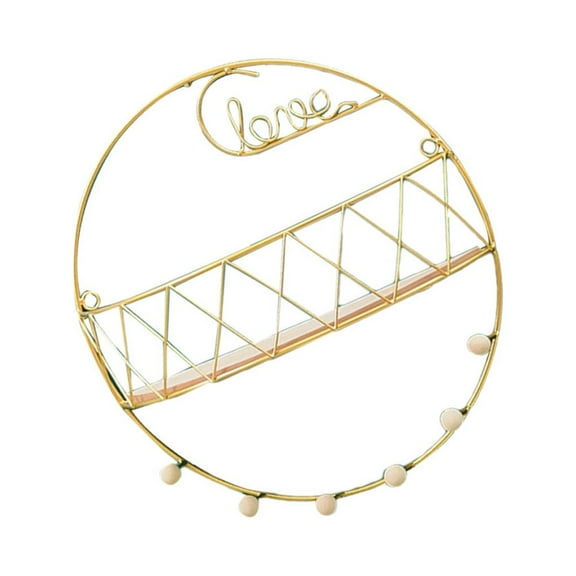 Masteelf  Wall Shelf Storage Basket Display Garage Shelving Hanging Shelves for