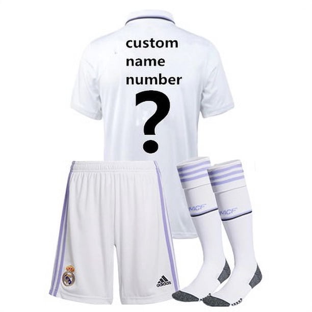 2022 2023 Camiseta De Fútbol Para Niños Real Madrid Conjunto Calcetines