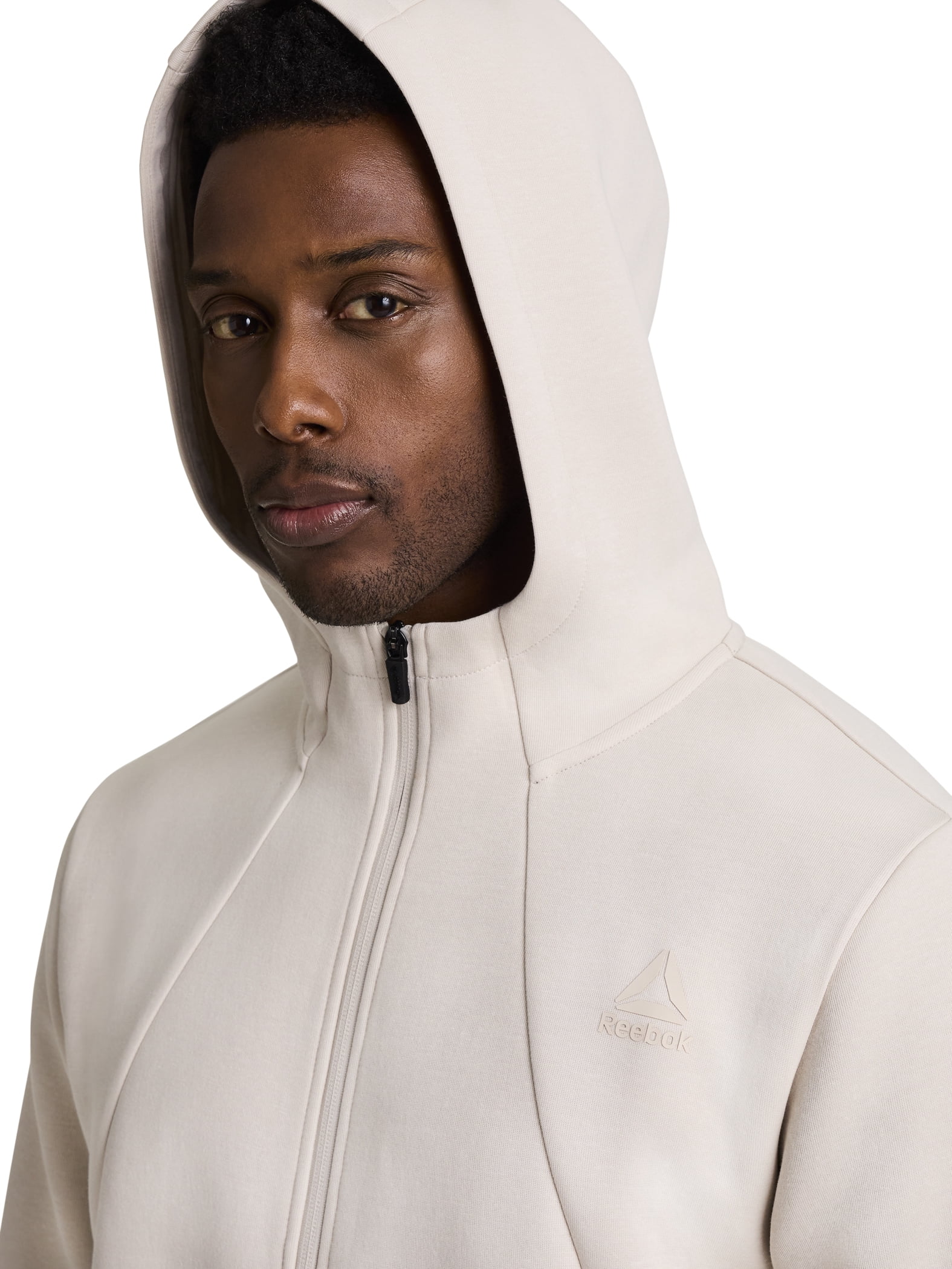 Reebok Men's and Big Men's Momentum Fleece Full Zip Hoodie, Sizes XS-5XL