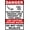 Warning Sign 4, variant on Automatic Door Do Not Force Open Aluminum Metal Warning Sign - 8"x12" UV-Resistant Waterproof Easy to Install for House Business