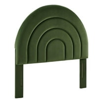Pemberly Row Modern / Contemporary Twin Headboard in Moss Green