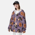 thumbnail image 3 of Balery Vintage Halloween Black Cat Sudadera ligera de manga larga con capucha y protección solar UPF 50+ para hombre y mujer, ideal para pesca y running-Large, 3 of 7