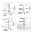 thumbnail image 3 of Osdhezcn Commodity Stand Acrylic Cupcake Dessert Cake Display Stand Jewelry Earring Props Small Jewelry Rings Display Stand, 3 of 20