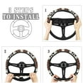 thumbnail image 4 of Renewold Southwest American Tribal Navajo Brown Auto Steering Wheel Cover Universal 15 Inch Anti-Slip Neoprene Southwest Tribal Car Steering Wheel Protector for Women Men, 4 of 6