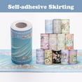 thumbnail image 4 of 10M Waterproof Waist Lines Wallpaper Bathroom Self Adhesive Skirting Line Decor Baseboard Corridor Floor Borders Sticker, 4 of 7