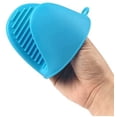thumbnail image 5 of Mini manopla para horno, manopla gruesa de silicona resistente al calor para hornear, cocinar, barbacoa (azul), 5 of 5