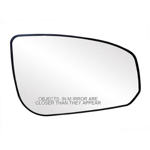 80190 - Fit System Passenger Side Non-heated Mirror Glass w/ backing plate, Nissan Maxima 04-08, 4 9/ 16" x 6 15/ 16" x 7 5/ 8"