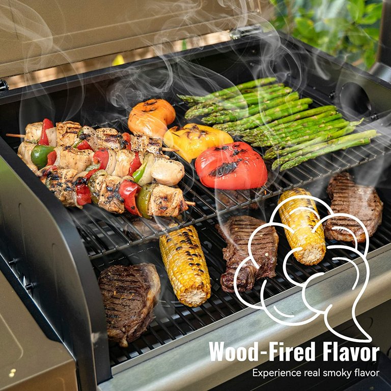 Z GRILLS ZPG-6002B 573 sq. in. Wood Pellet Grill and Smoker, Copper -  Walmart.com