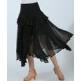 thumbnail image 2 of Full Skirt Ballroom Paso Doble Flamenco Dancewear Dance Skirts Cheap, 2 of 3