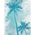thumbnail image 3 of Orlov, Irena 15x18 Black Modern Framed Museum Art Print Titled - Blue Palm Trees, 3 of 5
