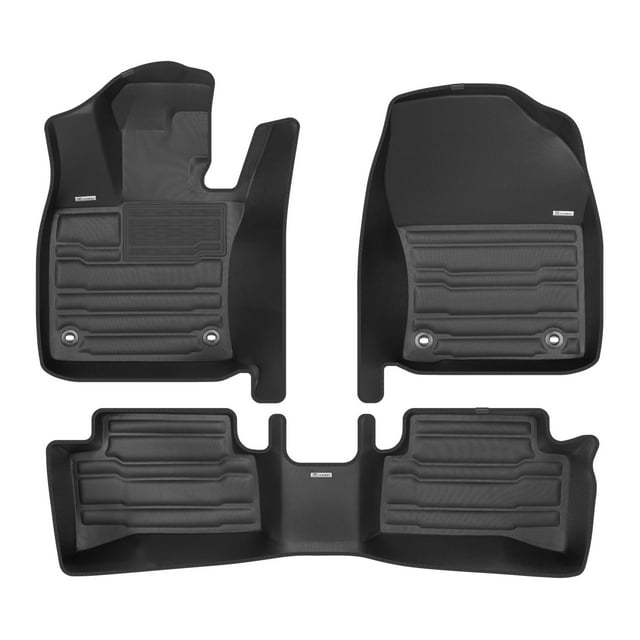 TuxMat - For Lexus UX Hybrid 2019-2026 Models - Custom Car Mats - Maximum Coverage, All Weather, Laser Measured - This Full Set Includes 1st and 2nd Rows