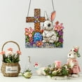 thumbnail image 4 of Easter Decorations,Easter Bunny Hanging Ornament,Colorful 2D Acrylic Easter Egg And Bunny Window Hanging Decor for Spring Holiday Tree Window Party Indoor Outdoor Festive Decoration, 4 of 6
