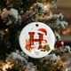 thumbnail image 1 of Adornos navideños con letras del alfabeto | 26 colgantes decorativos | Decoración navideña personalizada para hacer tú mismo, 1 of 6