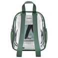 thumbnail image 3 of Mochila transparente Busiuw para eventos en estadios, 30 x 30 x 15 cm, color verde bosque, 3 of 7