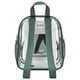 thumbnail image 3 of Mochila transparente Busiuw para eventos en estadios, 30 x 30 x 15 cm, color verde bosque, 3 of 7