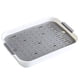 thumbnail image 1 of Matsuzay Escurridor práctico y práctico con bandeja de goteo para cocina ordenada, soporte de bandeja de goteo de agua de doble capa Almacenamiento y organización del hogar blanco grande, 1 of 6