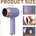thumbnail image 2 of Cordless Rechargeable Hair Dryer With 3 Speeds And Heat Settings Portable Wireless Blow Dryer For Travel Home Gift, C, 2 of 7