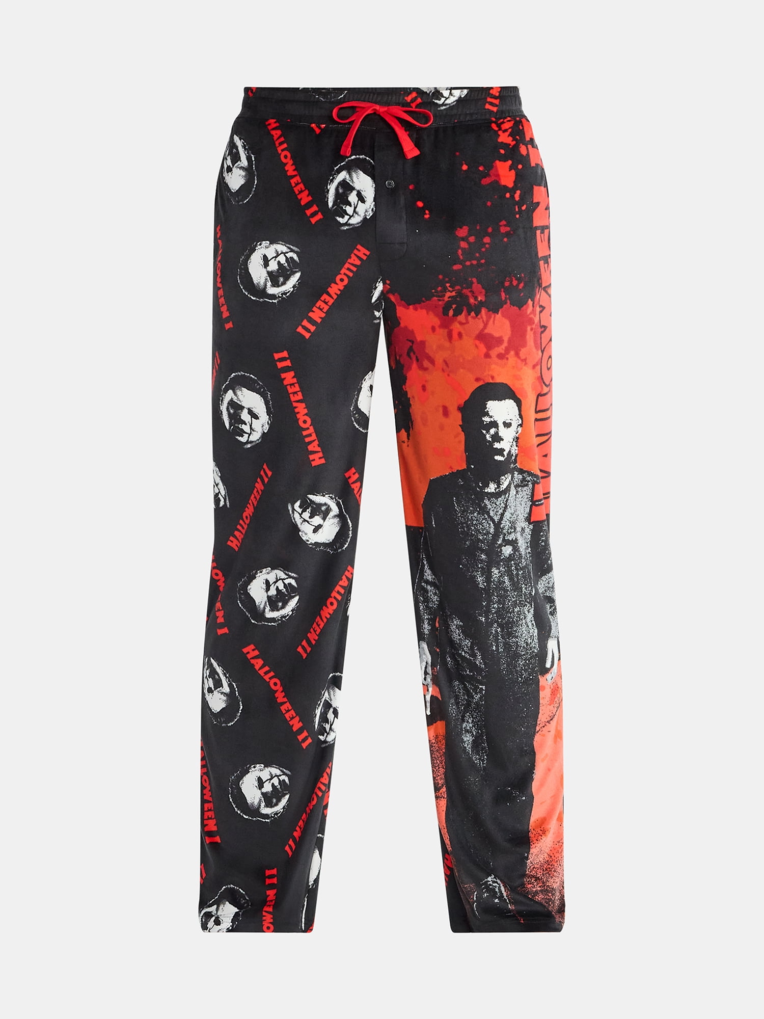 Halloween 2 Men's and Big Men's Split Leg Graphic Pants, Sizes S-2XL