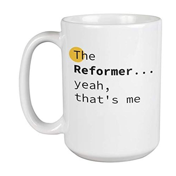 Enneagram Type 1 - Coffee and Tea Gift Mug: The Reformer.yeah, that's me (15oz)
