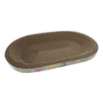 thumbnail image 4 of Tablero rascador para gatos, cama para dormir para gatos, reposapiés multifuncional, cama de salón de cartón, almohadilla para rascar gatos ovalada,, 4 of 8