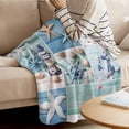 thumbnail image 3 of Yibo Mushroom Retro Floral Fall Flower Blanket Flannel Soft and Comfortable Anti-static Bed Sofa Blanket, 3 of 7