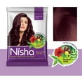 thumbnail image 3 of Nisha Pack 10 Permanent Natural Red Henna Hair Color Dye, 100% Grey Coverage, Burgundy Red, 0.53 oz Each Pack, 3 of 7