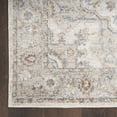 thumbnail image 4 of Nourison Astra Machine Washable 5'3" x 7' Grey Multicolor Vintage Indoor Flatweave Rug, 4 of 10