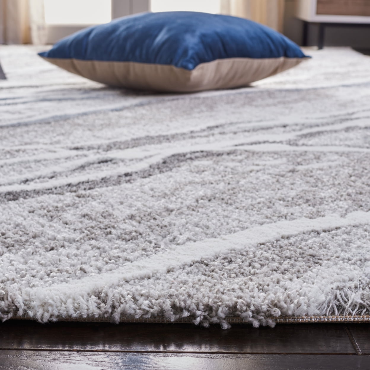 SAFAVIEH Century Hyde Camouflage Area Rug, Grey/Blue, 8' x 10'