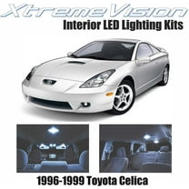 XtremeVision Interior LED for Toyota Celica 1996-1999 4 Pieces Cool White Interior LED Kit   Installation Tool