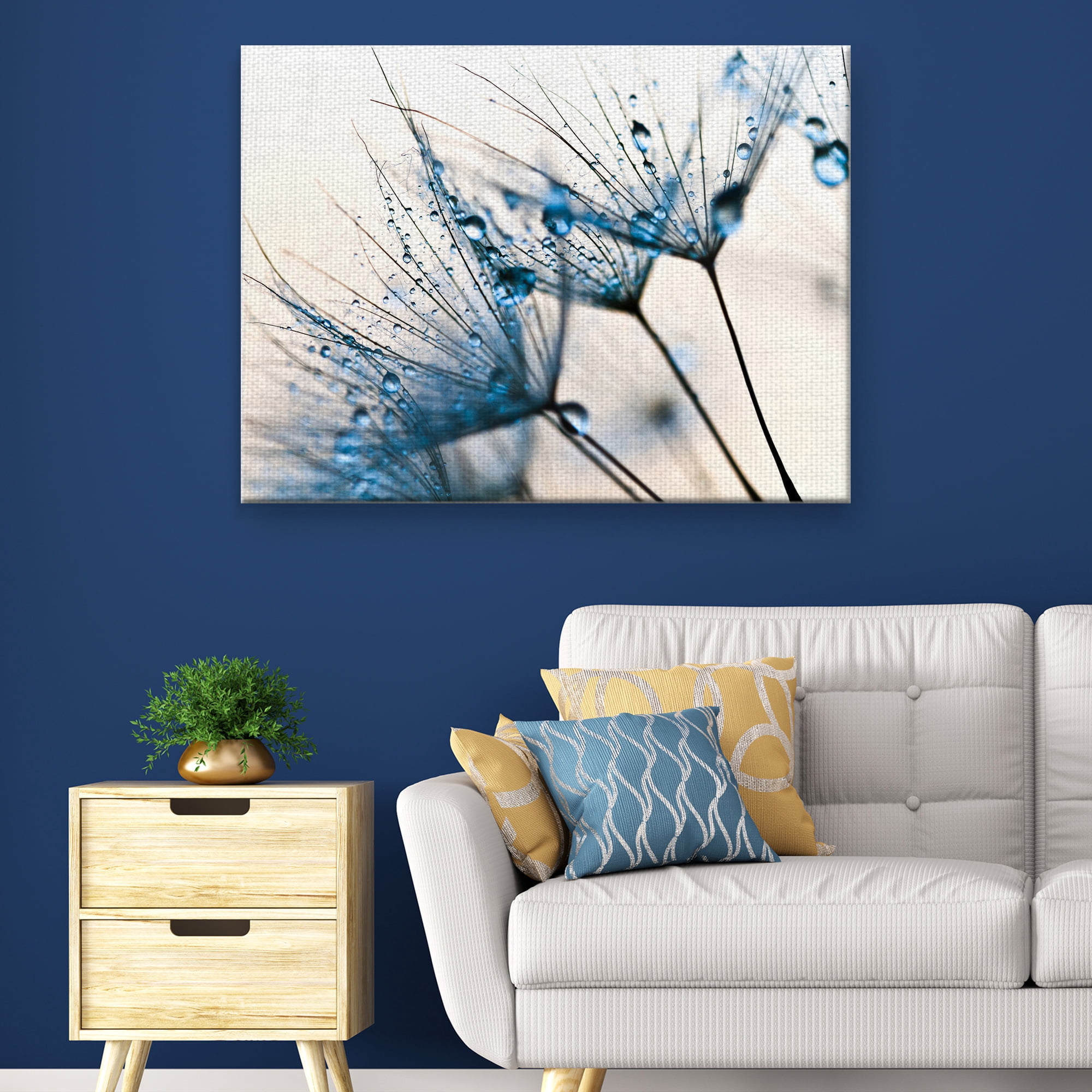 Masterpiece Art Gallery Mystic Blues Prairie Smoke by PhotoINC Studio Canvas Art Print 30" x 40"
