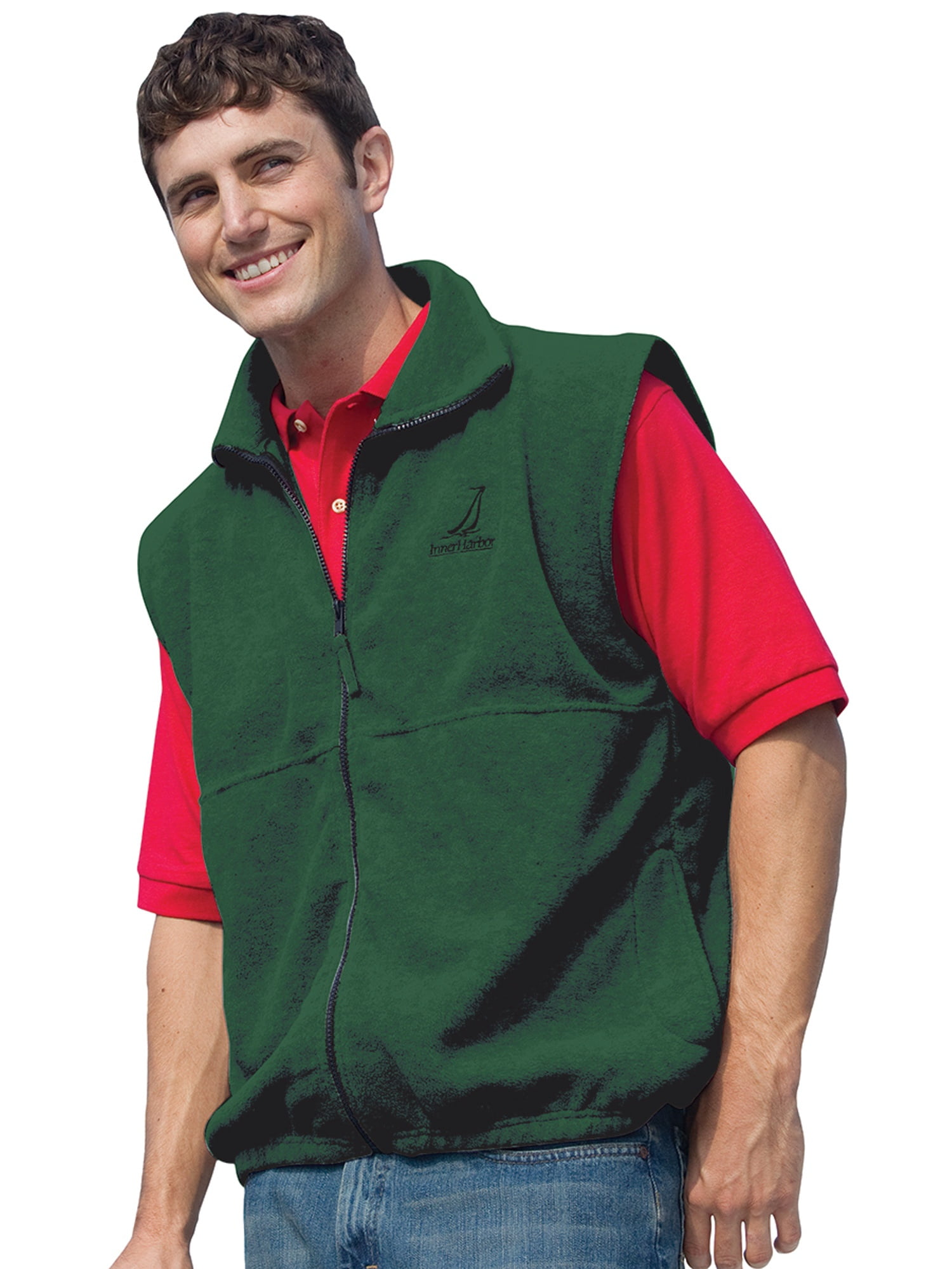 Men's Full Zip Vest Fleece
