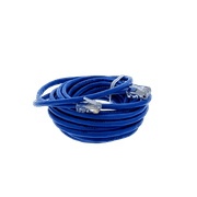 Leviton Blue Cat 5 15 ft Ethernet LAN Patch Cord Network Cable Cat5 52455-15B