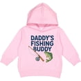 thumbnail image 2 of Inktastic Daddy's Fishing Buddy Graphic Toddler Hoodie, 2 of 4