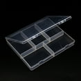 thumbnail image 3 of 4 Pcs Multi Compartment Storage Box Small Parts Container Tool Chest Jewelry Tools Plastic Toolbox, 3 of 6