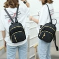 thumbnail image 3 of SUNSIOM Casual Mini Backpack Women Black Oxford School Bag Teenager Nylon Travel Knapsack Female Rucksack, 3 of 6