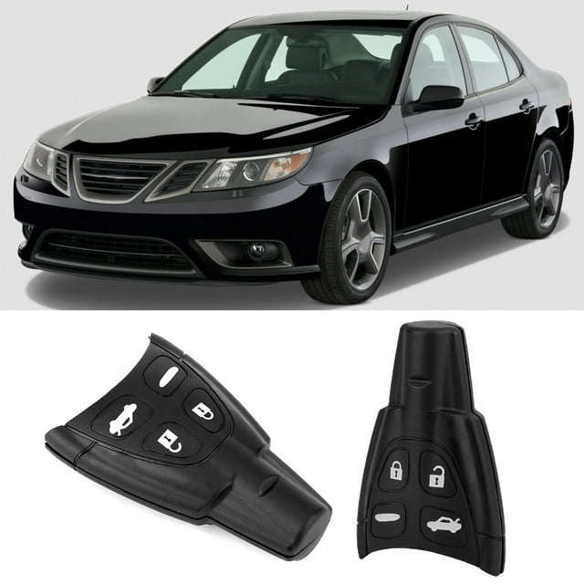 Remote Key Housing, Protective High Strength ABS Plastic Key Fob Case For Auto