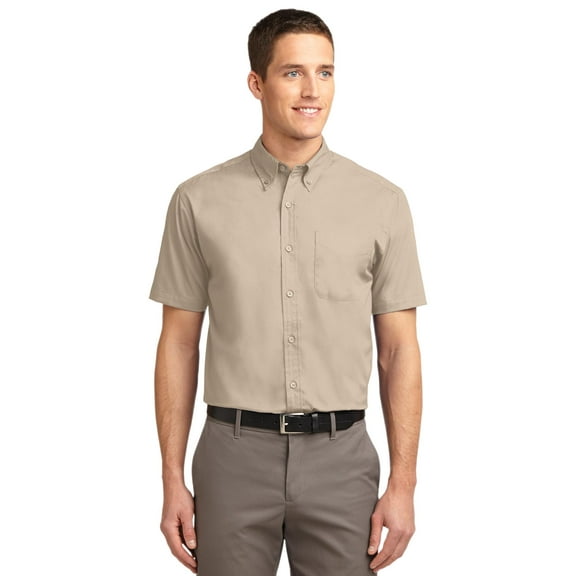 Port Authority Men’S Tall Short Sleeve Easy Care Shirt. Tls508.