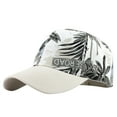 thumbnail image 2 of Unisex Cotton Sun Hat Washed Canvas Visor Printed Adjustable, 2 of 3