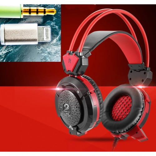 X8S Casque de Jeu Hi-Fi Circum-Aural pour Téléphone avec Micro et Lumière LED pour Téléphone I