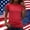 A1000_Red, variant on Vetsdori Women's Patriotic T Shirts Red White and Blue Summer Pullover USA Years Anniversary Short Sleeve,Graphic Crew Neck Fourth of July Fashion T-shirts for Women Independence Day