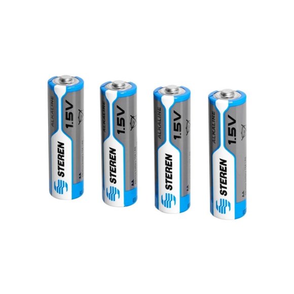 Paquete de 4 pilas alcalinas Steren AA