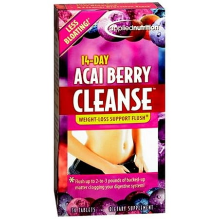 APPLIED NUTRITION 14-Day ACAI Berry Cleanse comprimés 56 comprimés (Paquet de 4)