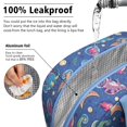 thumbnail image 5 of Womens DarkBlue Cartoon Dinosaurs Planets Pattern Lunch Box for Work,Insulated Lunch Bag for Women,Loncheras Para Mujer,Leakproof Adult Lunch Bag for Work,Beach,Travel,Picnic,Camping, 5 of 7