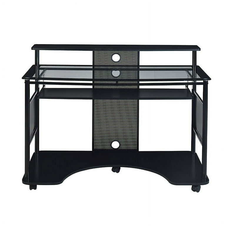 Z line designs mobile workstation desk black deals