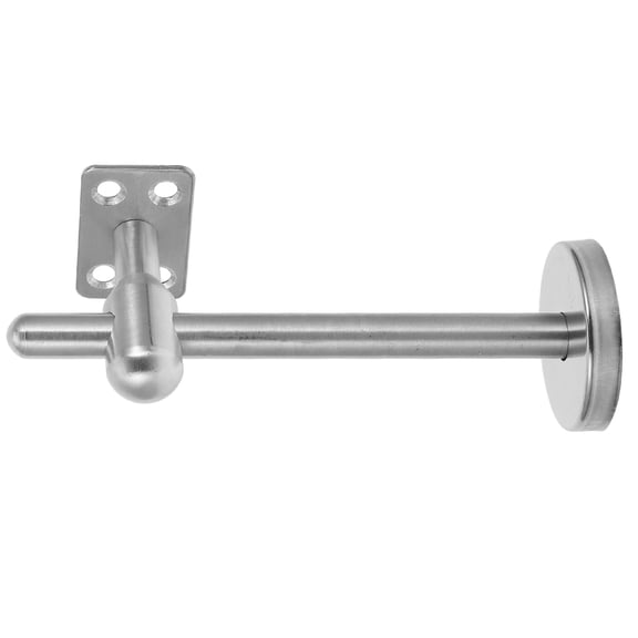 OUNONA Stainless Steel Handrail Bracket, Plated Silver, Adjustable Design, Secure Wall Mount for Stair Handrails