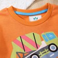 thumbnail image 4 of Kids Little Boys Sweatshirts Cartoon Cars Print Crewneck Long Sleeve Cotton Pullover Tops Fall Winter Casual Loose Soft Tees, 4 of 6