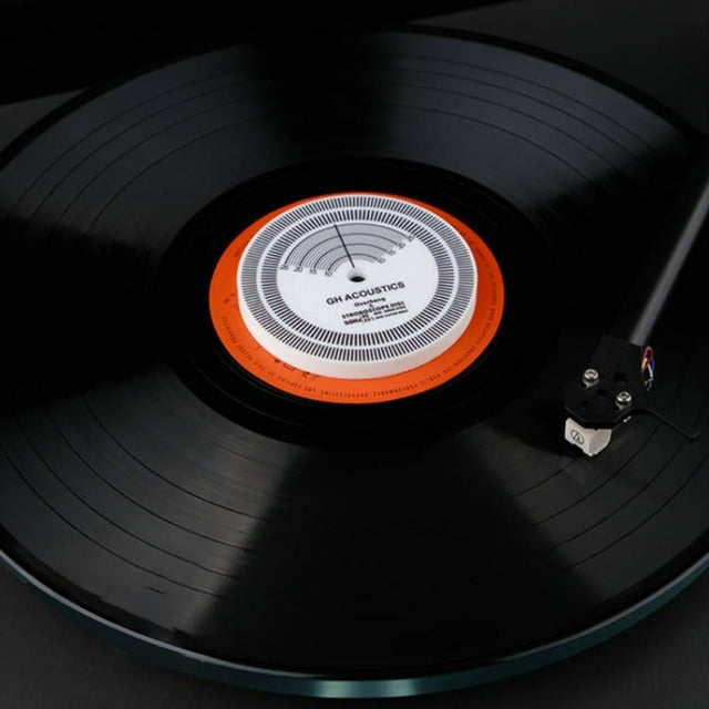 Tocadiscos de vinilo perfecl disco de prueba de fonógrafo calibración acrílico